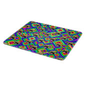 Mops-dekoratives hackendes Glasbrett 6" x 7" Schneidebrett (Ecke)