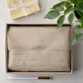Mops-Dekupagen Seidenpapier (Geschenk)