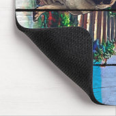 Mops, den ich auf dich warten werde, Mops Lover Ge Mousepad (Ecke)