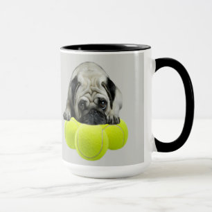Mops, den Sie got, um Ball-Tasse zu haben Tasse