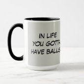 Mops, den Sie got, um Ball-Tasse zu haben Tasse (Links)