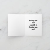 Mops denken Sie an Ihre Karte (Innenseite)