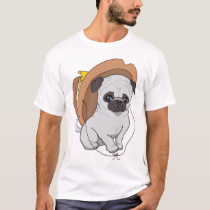 Mops, der 2 durch Pablo Fernandez zeichnet T-Shirt