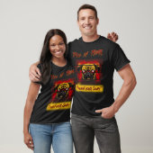 Mops der Angst 4 PANELS T-Shirt (Unisex)