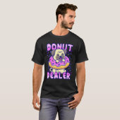 Mops der Donut-Verkäufer T-Shirt (Vorne ganz)