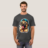 MOPS, DER EIS KREBS ESSEN 8 T-Shirt (Vorne ganz)