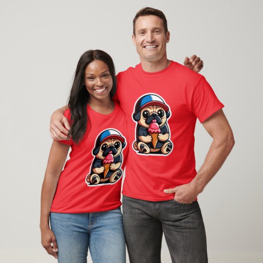 MOPS, DER EISKRAFT isst 3 T-Shirt (Unisex)