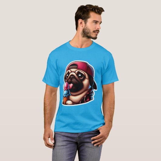 MOPS, DER EISKREAM 8 T-Shirt (Vorne ganz)