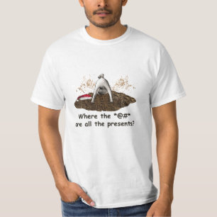 Mops, der für Weihnachten gräbt T-Shirt