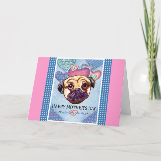 MOPS DER MUTTER KARTE (Vorderseite)