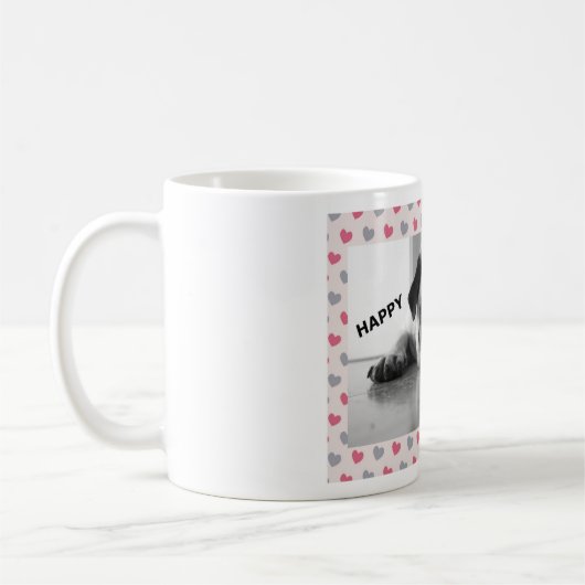 Mops - Der Valentinstag Kaffeetasse (Links)