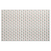 Mops der Weihnachtszeit (helle Weihnachtsmannmütze Stoff (Yard (91,4 cm))