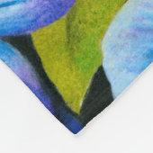 Mops des Hund133 Fleecedecke (Ecke)