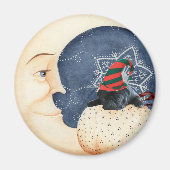 Mops dich zum Mond! Magnet (Vorne)