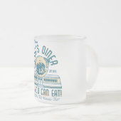 Mops Diner 50er Vintag Retro Tasse (fawn) (VorderseiteRechts)
