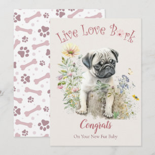 Mops Dog Adoption, Gotcha Tag Karte