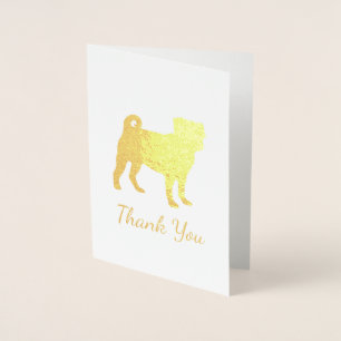 Mops Dog Baby Dusche Pink Puppy Girl Folienkarte