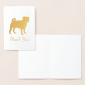 Mops Dog Baby Dusche Pink Puppy Girl Folienkarte (Anzeige)