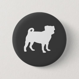 Mops Dog Baby Duwer Thema Welpe Geschlecht Neutral Button