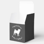 Mops Dog Baby Duwer Thema Welpe Geschlecht Neutral Geschenkschachtel (Geöffnet)