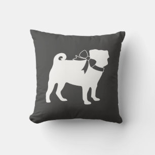 Mops Dog Baby Duwer Thema Welpe Geschlecht Neutral Kissen