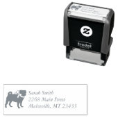 Mops Dog Baby Duwer Thema Welpe Geschlecht Neutral Permastempel (Beispiel)