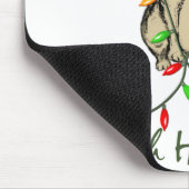 Mops Dog Bah Humpug Weihnachten Mousepad (Ecke)