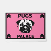 Mops Dog Besitzer Zuhause Doormat Fußmatte (Vorderseite)