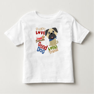 Mops Dog Bester Freund Kleinkind T-shirt