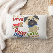 Mops Dog Bester Freund Lendenkissen (Decke)