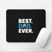 Mops Dog Bester Vater je Mousepad (Mit Mouse)