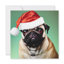 Mops Dog Christmas