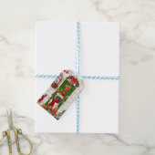 Mops Dog Christmas Geschenkanhänger (Mit Garn)