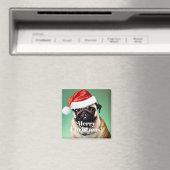 Mops Dog Christmas Magnet (In Situ (Geschirrspüler))