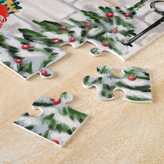 Mops Dog Christmas Puzzle (Seite)