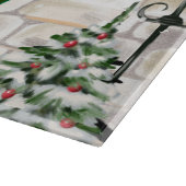 Mops Dog Christmas Schneidebrett (Ecke)