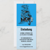 Mops Dog Einladungen (Rückseite)