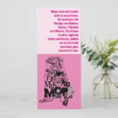 Mops Dog Einladungen (Stehend Vorderseite)