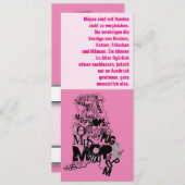 Mops Dog Einladungen (Vorne/Hinten)