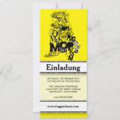 Mops Dog Einladungen (Rückseite)