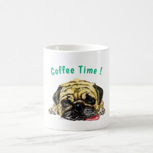 Mops Dog Funny Coffee Tasse - Benutzerdefinierter 