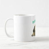 Mops Dog Funny Coffee Tasse - Benutzerdefinierter  (Links)