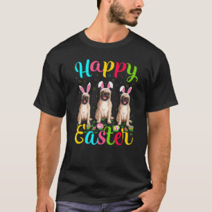 Mops Dog Funny Easter Egg Sonniger Mops Happy Oste T-Shirt