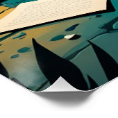 Mops Dog Gentleman Vintag Poster (Ecke)