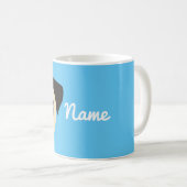 Mops Dog Kaffee Tasse (VorderseiteRechts)