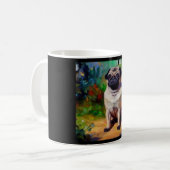 Mops Dog Kaffeetasse (Vorderseite Links)