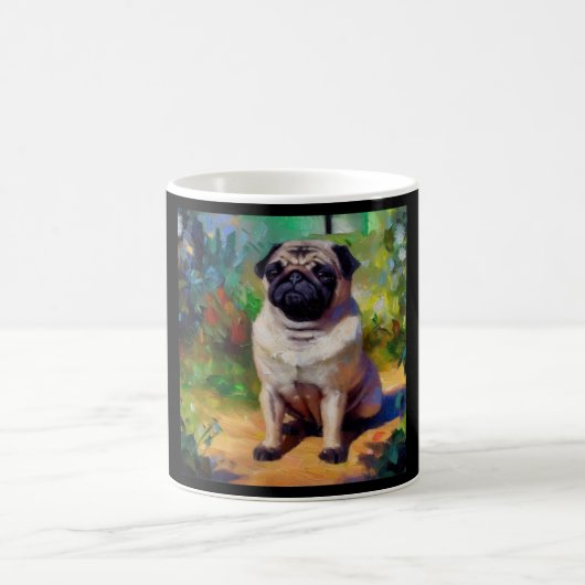 Mops Dog Kaffeetasse (Mittel)
