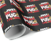 Mops Dog Lover - Noch ein Versprechen Geschenkpapier (Rolleneckpunkt)