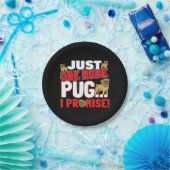 Mops Dog Lover - Noch ein Versprechen Pappteller (Party)
