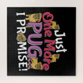 Mops Dog Lover - Noch ein Versprechen Puzzle (Horizontal)